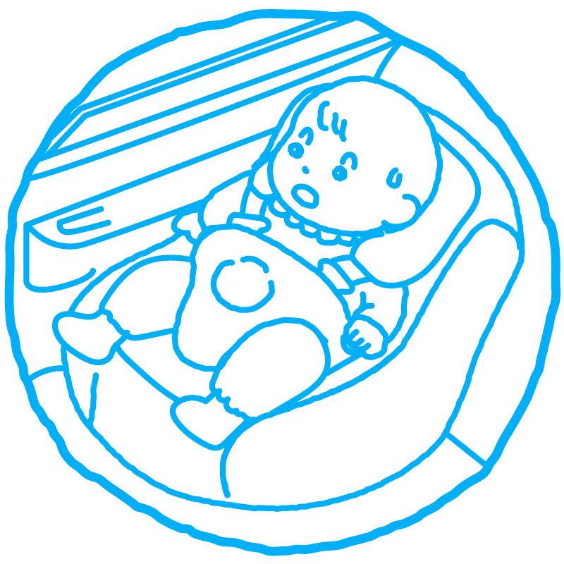 家族やペットを車に乗せる人