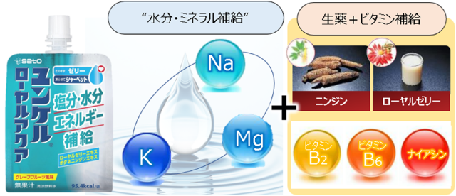 最大90％オフ！ 佐藤製薬 ユンケルローヤルアクア 180ｇ×30個×2箱 合計60個